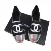 promos sandales chanel femme bas prix espadrilles chaussures pecheur cordon argent